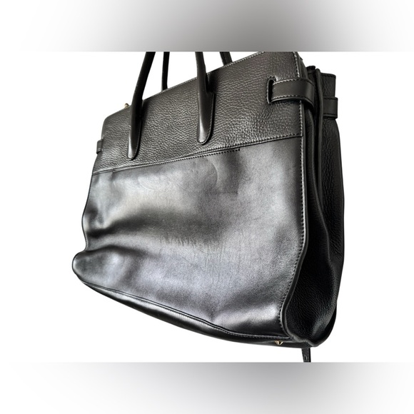 Cuyana Black Leather Work Satchel - Picture 10 of 16